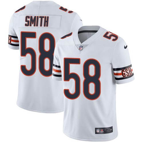 Nike Men & Women & Youth Bears 58 Roquan Smith White NFL Vapor Untouchable Limited Jersey,We sell and wholesale Nike Men & Women & Youth Bears 58 Roquan Smith White NFL Vapor Untouchable Limited Jersey on line form chian!